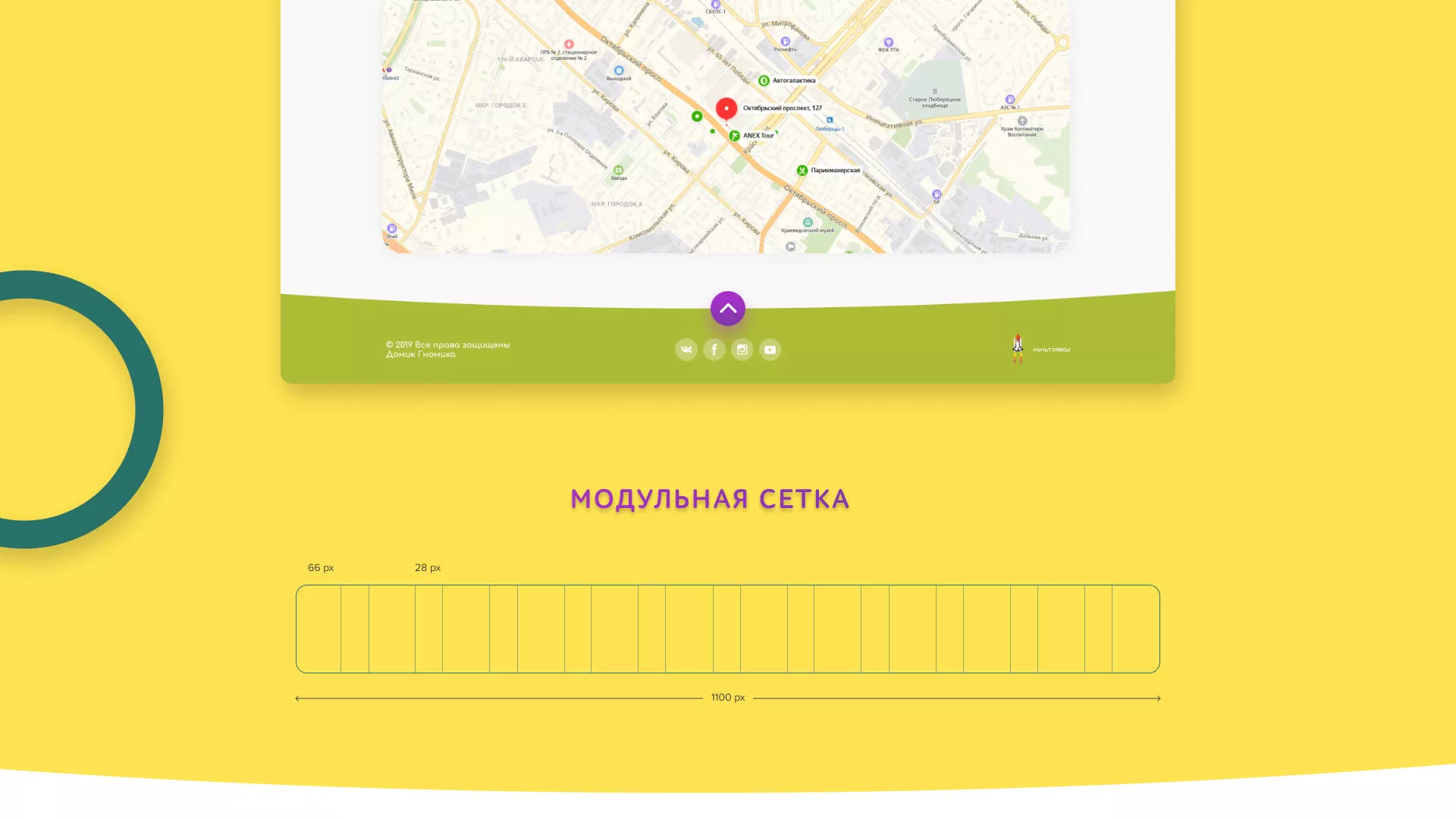 Разработка сайта детского активити-клуба «Домик гномика» в Борзе